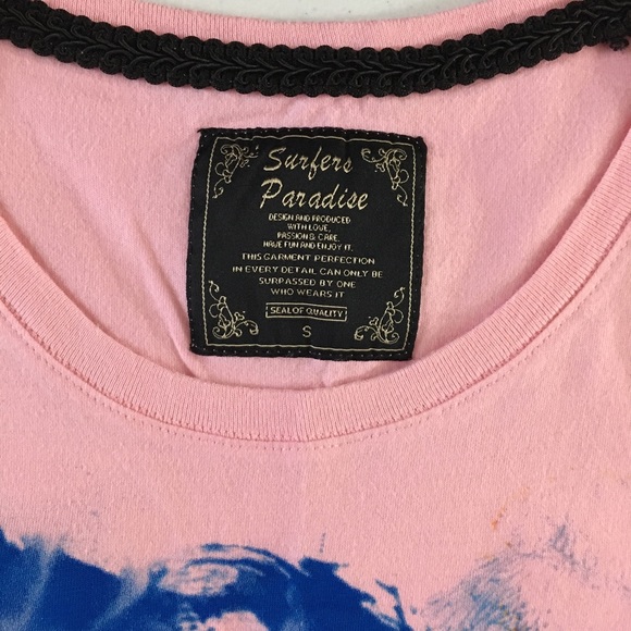 Surfers Paradise Graphic Tee, pink small - Picture 5 of 9
